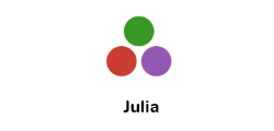 Julia is a high-level, general-purpose dynamic programming language. Its features are well suited for numerical analysis and computational science
