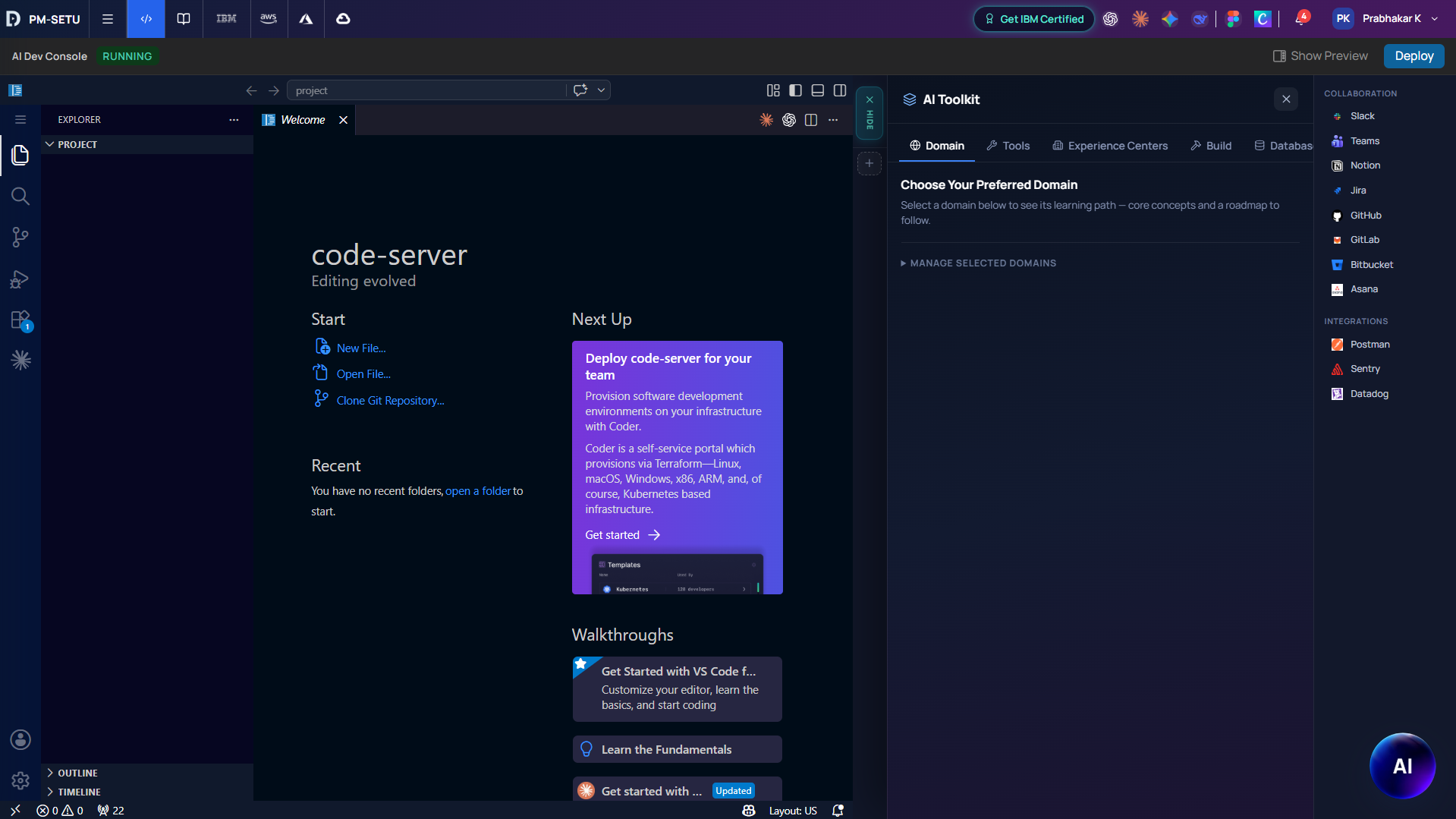 AI Development Workspace