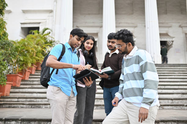 Students Studying Together